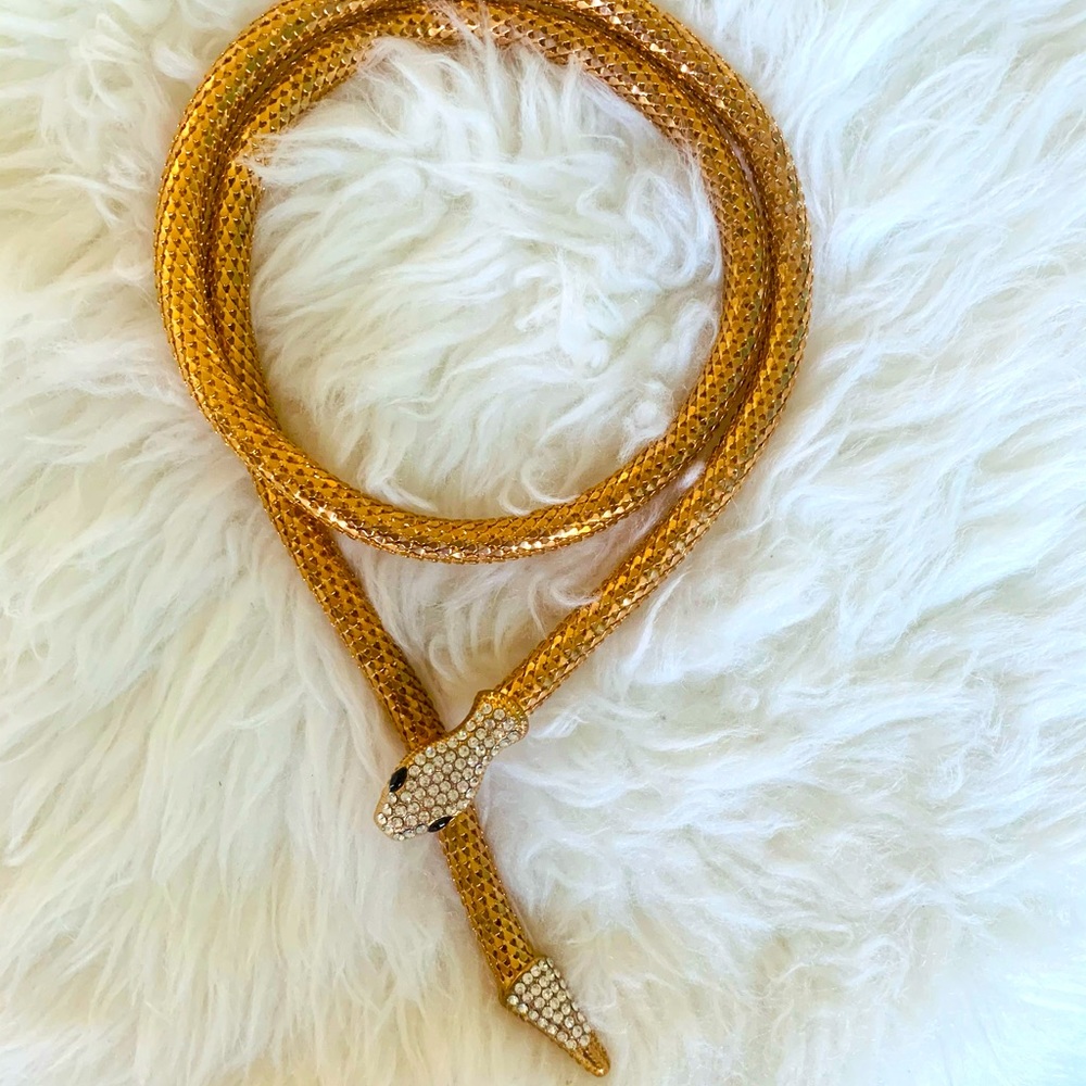 Gold Wrap Around Necklace